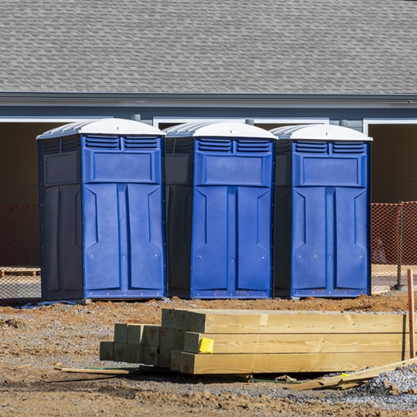 is there a specific order in which to place multiple porta potties in Emma Illinois